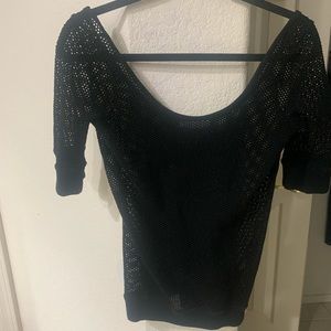 Super low Medium Sexy see thru top